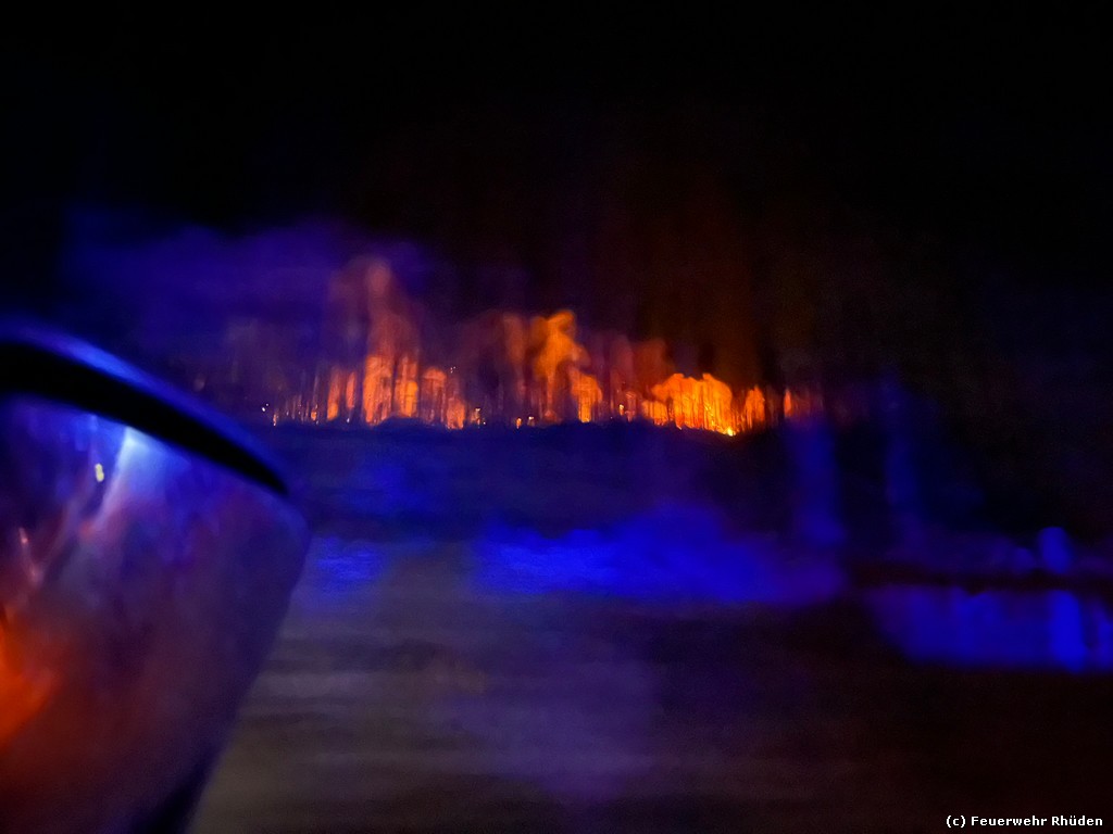 Waldbrand am Brocken